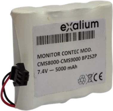 Batería BP2S2P para monitor Contec CMS8000 y CMS9000, foto real sin fondo