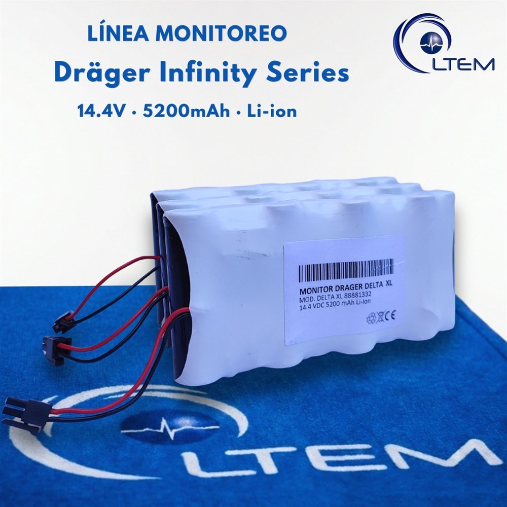 Batería Dräger Infinity Delta XL para monitor Dräger Infinity Delta XL