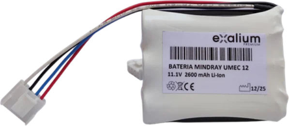 Batería LI13S001A para monitor Mindray uMEC 10 y 12, foto real sin fondo