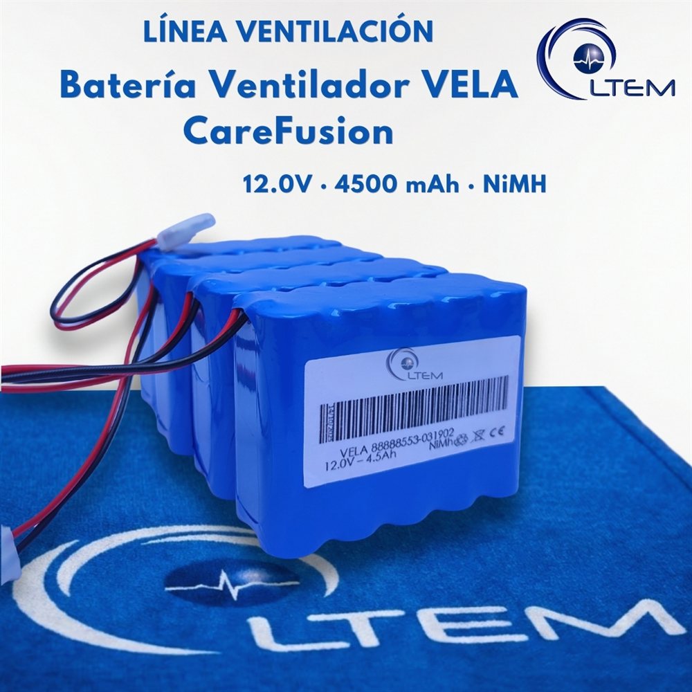 Batería para Ventilador VELA para ventilador CareFusion VELA