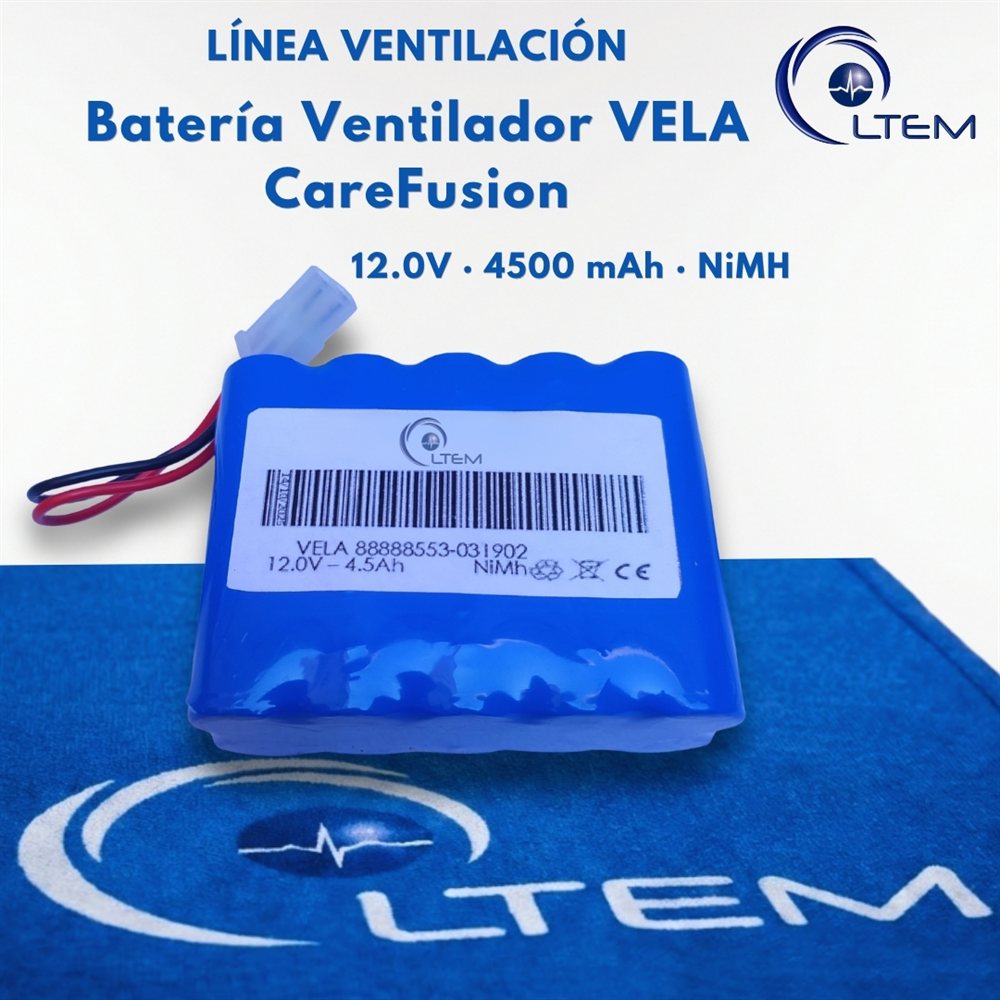 Batería para Ventilador VELA vista 2