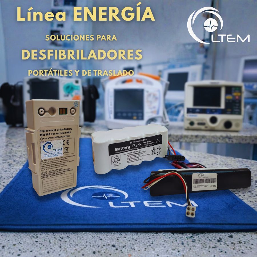 Baterías para desfibriladores