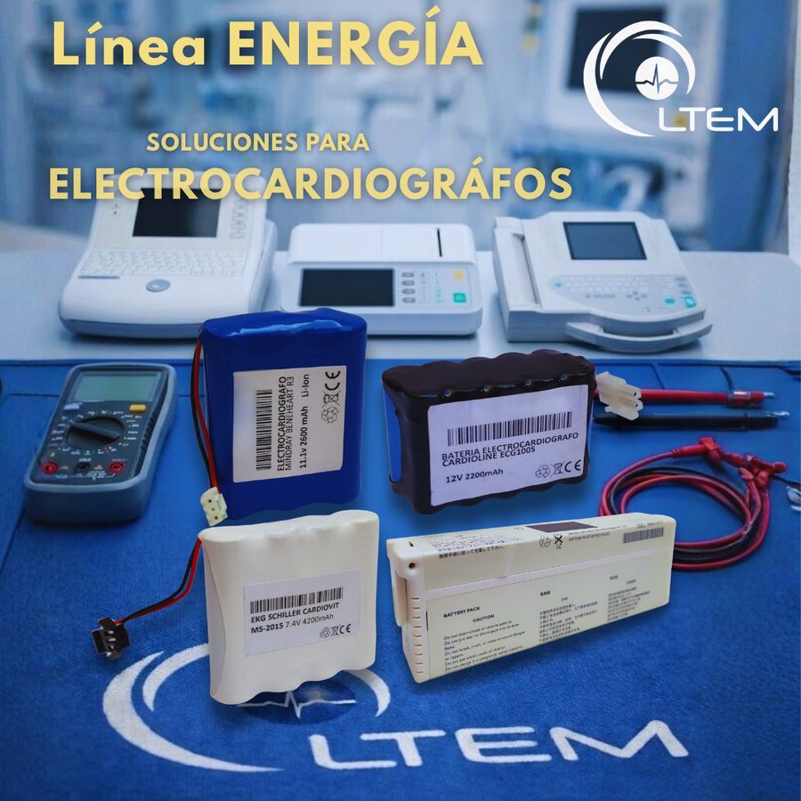 Baterías para electrocardiógrafos